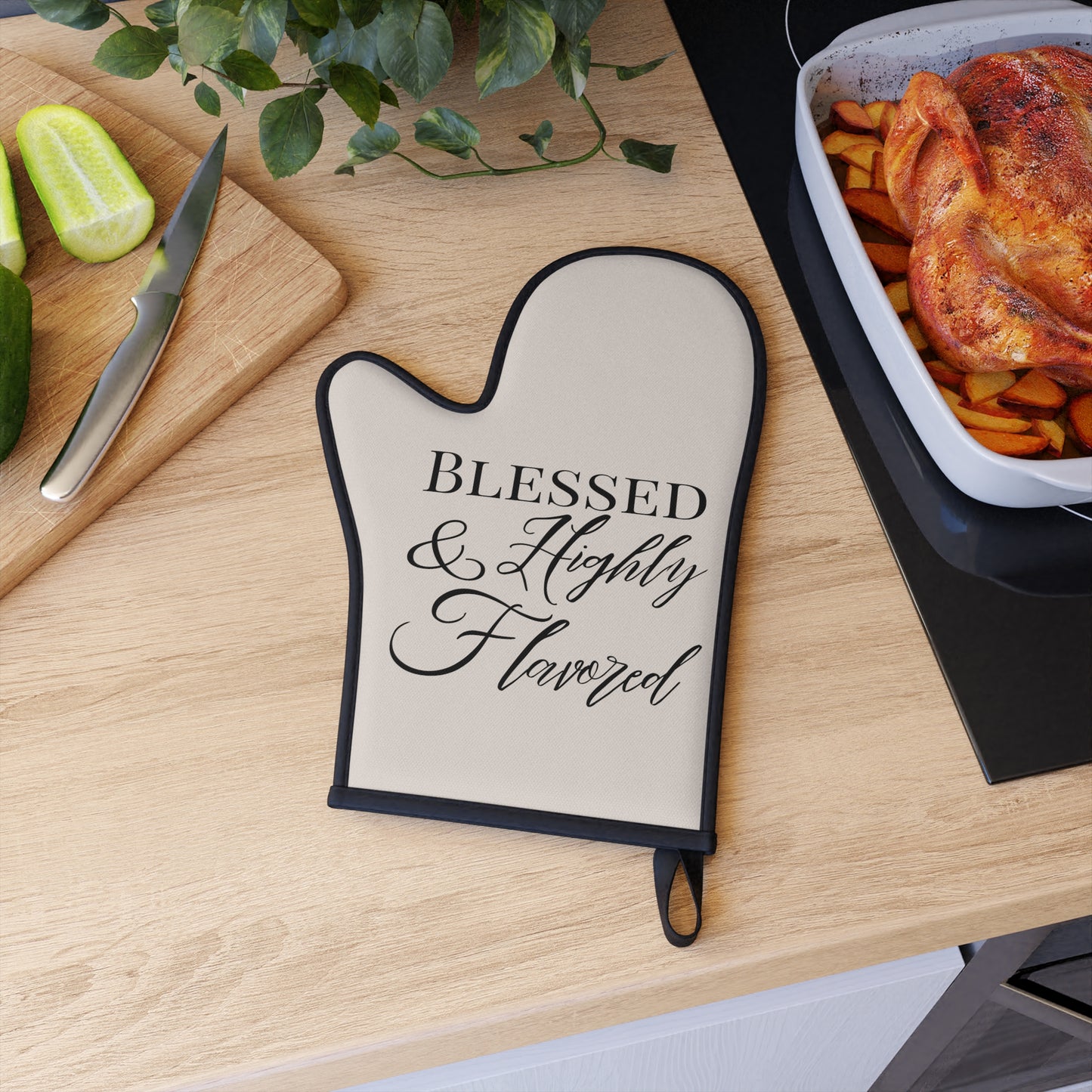 BLESSED & Highly Flavored Oven Glove
