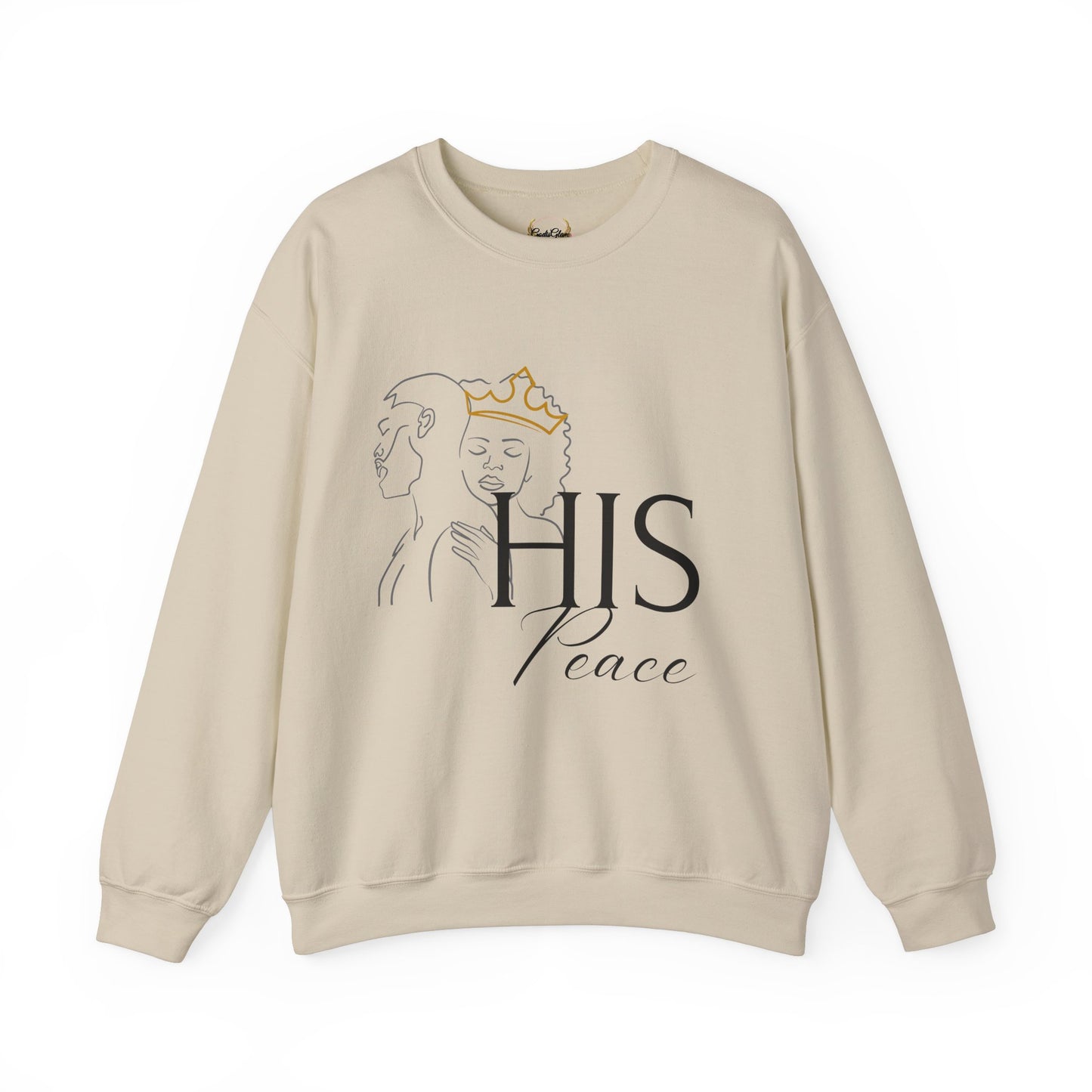 HER Covering HIS Peace Unisex Heavy Blend™ Crewneck Sweatshirt