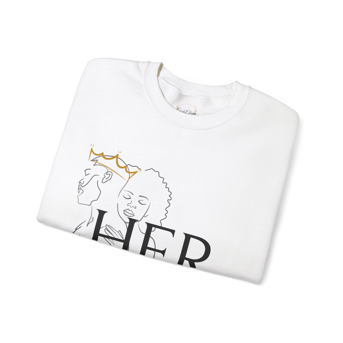 HER Covering HIS Peace Unisex Heavy Blend™ Crewneck Sweatshirt