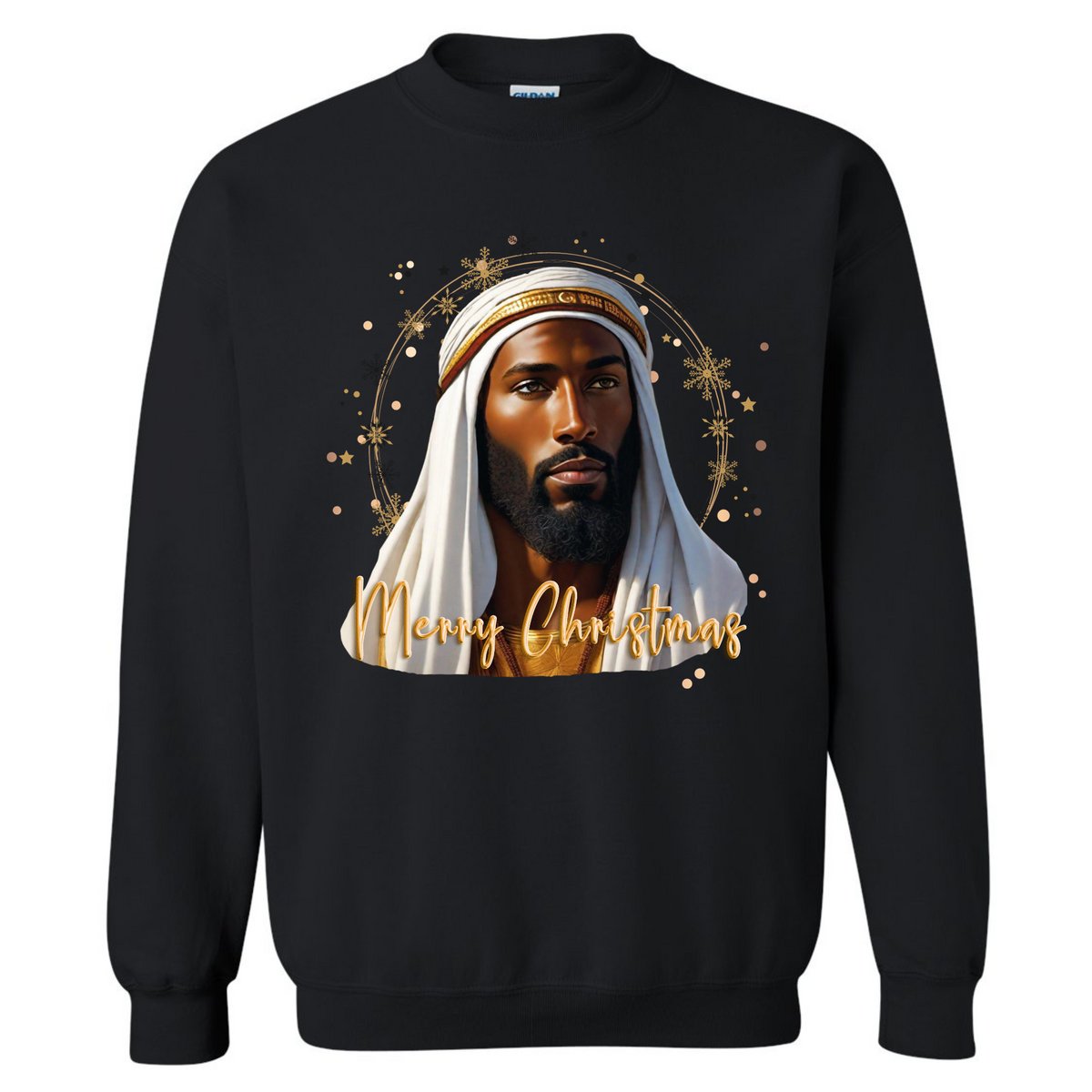 Black Jesus - Merry Christmas Sweatshirt - New Godis Hair