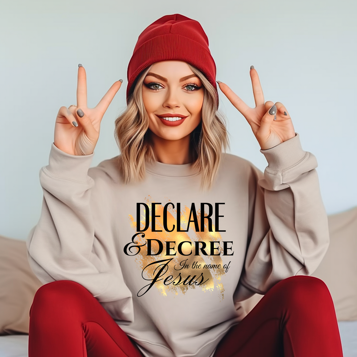 Declare & Decree in the name of Jesus Sweatshirt