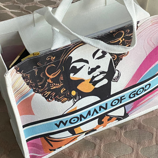 Woman of God Canvas Tote Bag