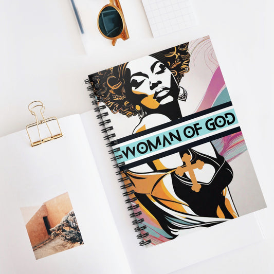 Woman of God Spiral Notebook - Ruled Line