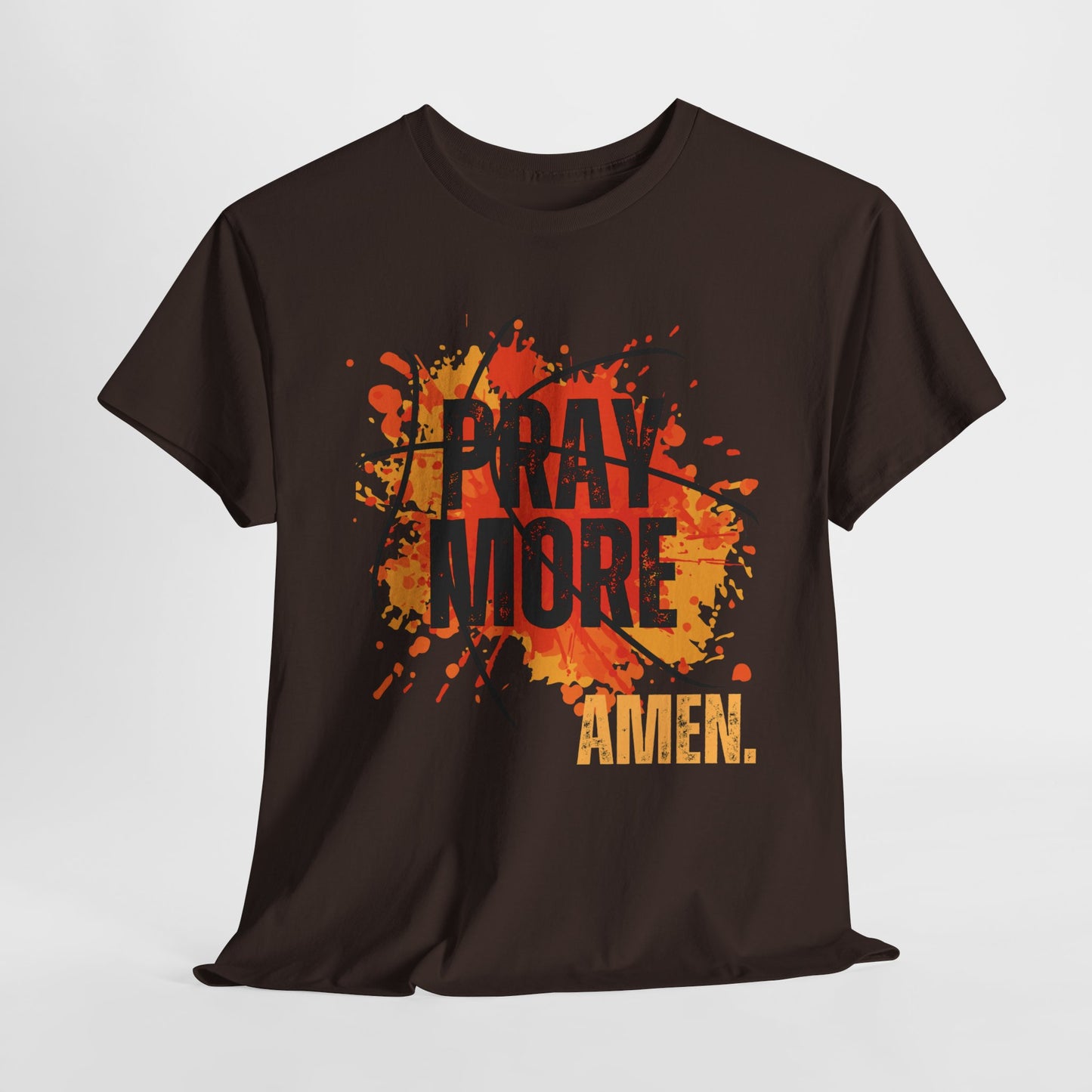 Pray More, Amen. - Unisex Heavy Cotton Tee