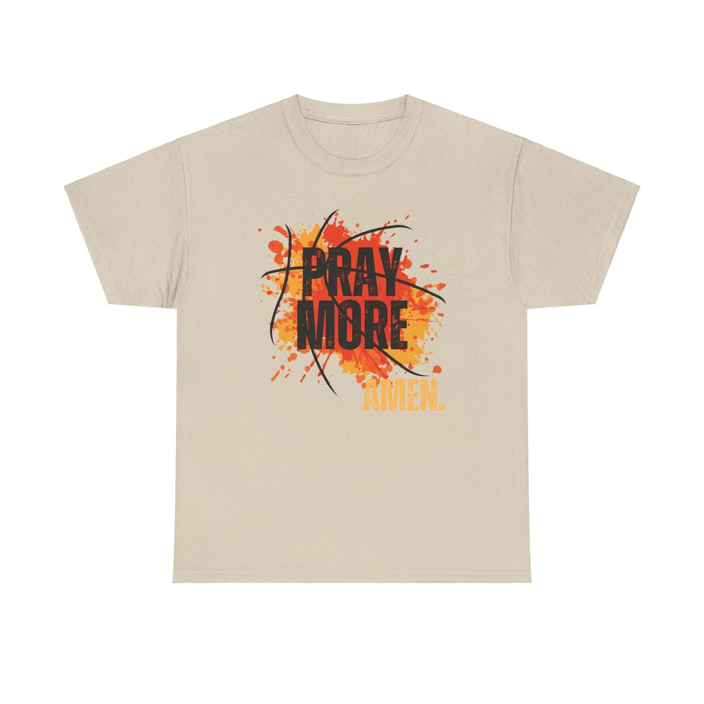 Pray More, Amen. - Unisex Heavy Cotton Tee