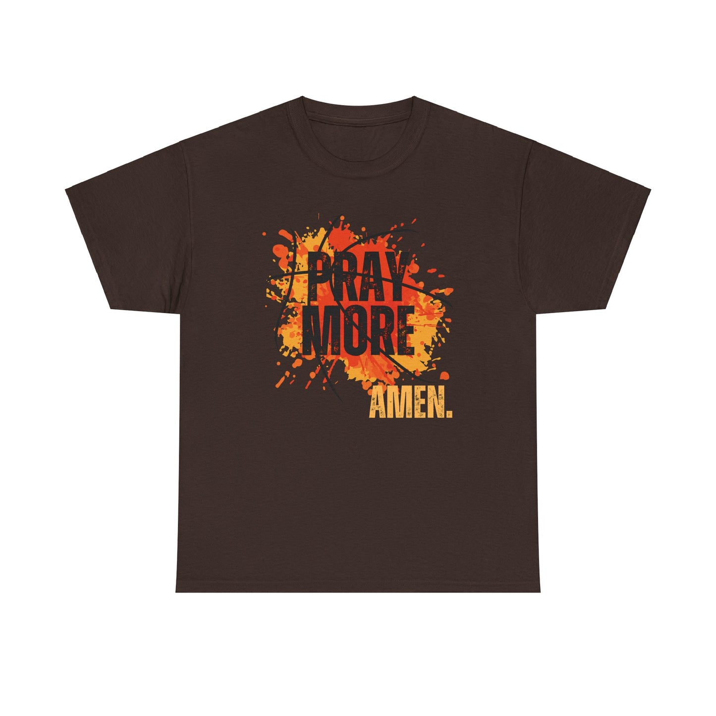 Pray More, Amen. - Unisex Heavy Cotton Tee