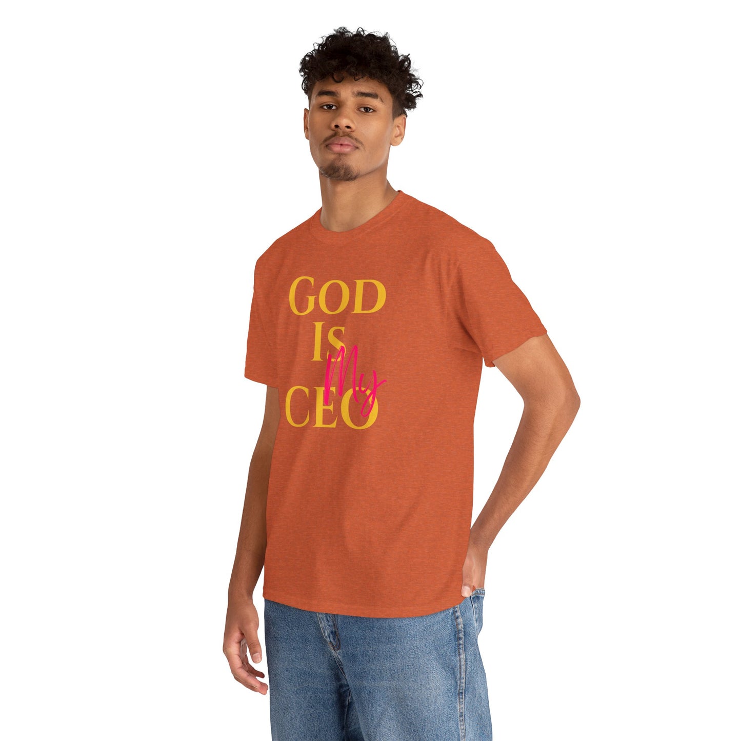 God is My CEO - Unisex Heavy Cotton Tee