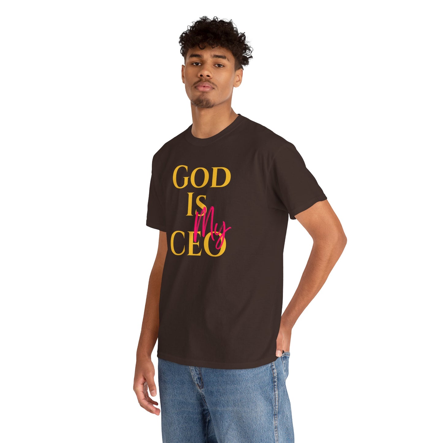 God is My CEO - Unisex Heavy Cotton Tee