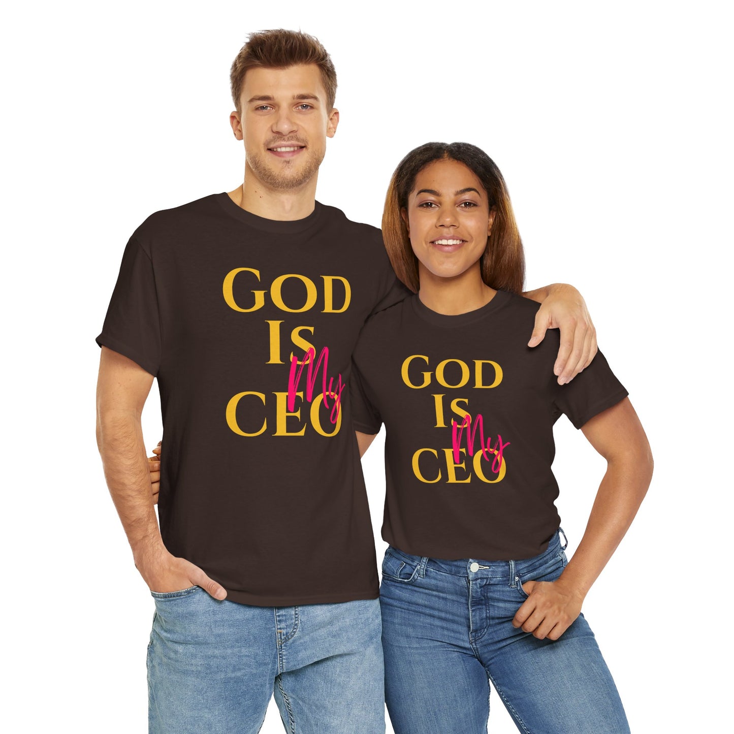 God is My CEO - Unisex Heavy Cotton Tee