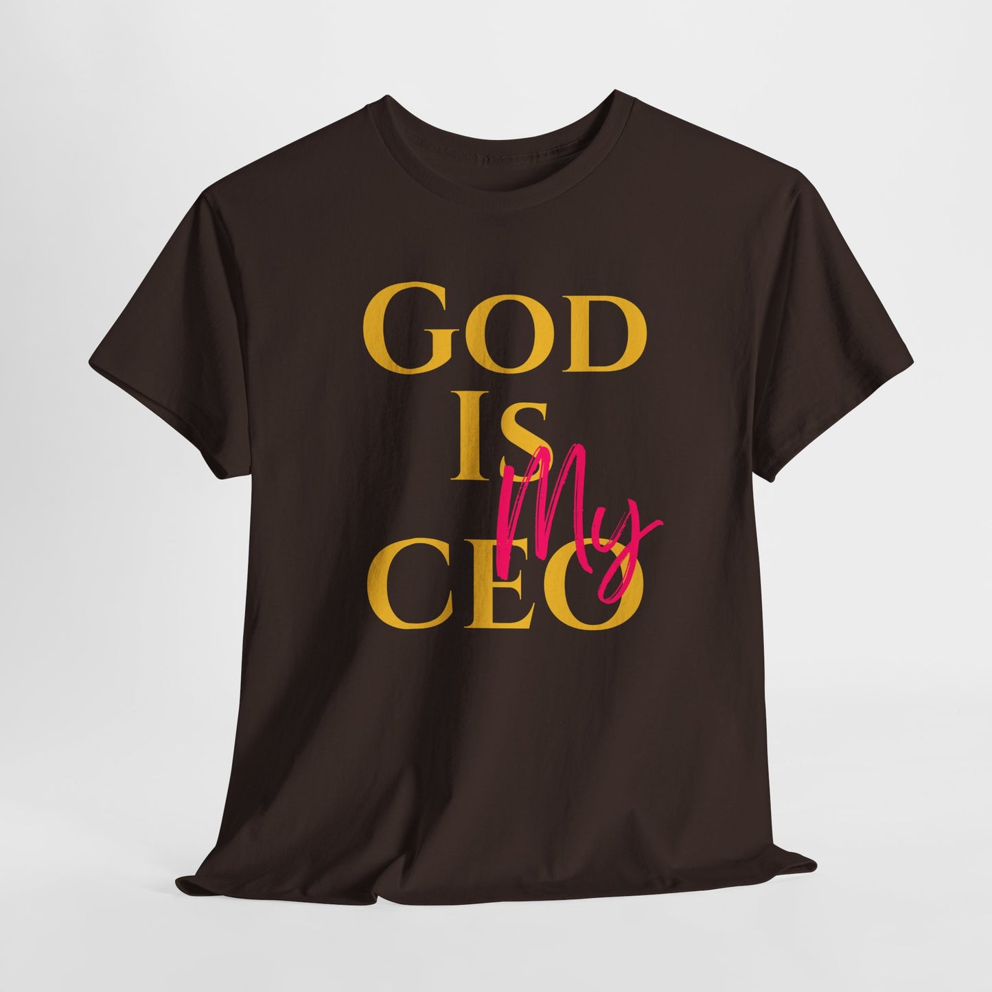 God is My CEO - Unisex Heavy Cotton Tee