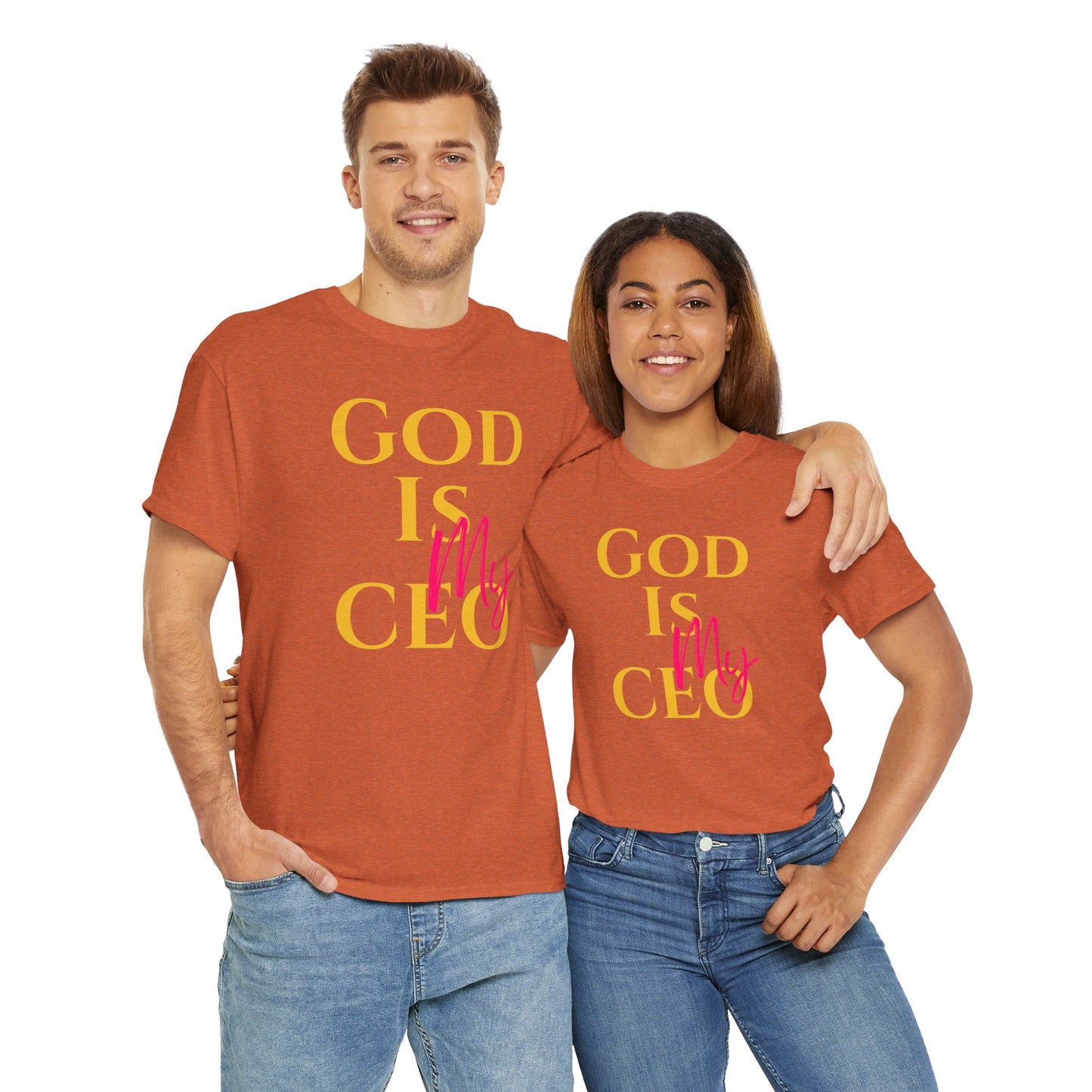 God is My CEO - Unisex Heavy Cotton Tee