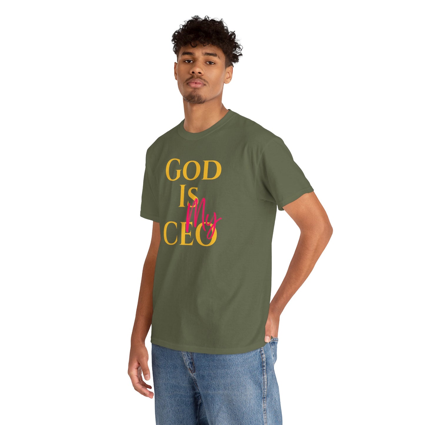 God is My CEO - Unisex Heavy Cotton Tee